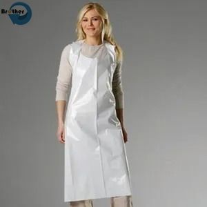 Waterproof Disposable HDPE LDPE Plastic Cheap Disposable PE Apron for Adults