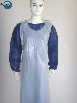 80X140cm Biodegradable Disposable Aprons Eco-Friendly and Durable Custom Printing Lightweight and Waterproof 50 PCS/Box