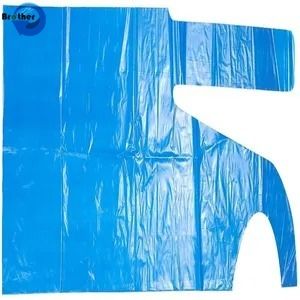 Disposable PE Plastic Aprons for Household Use Waterproof and Oilproof Multiple Colors Available for Cooking and Food Handling