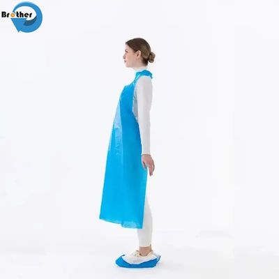 Hygienic Disposable PE Aprons for Food Handling and Cooking Oilproof and Waterproof Multiple Colors and Packaging Options
