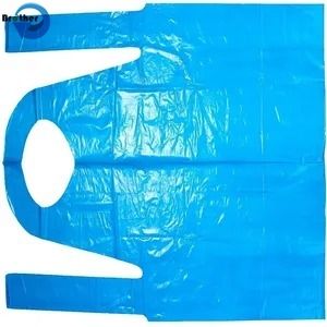 Hygienic Disposable PE Aprons for Food Handling and Cooking Oilproof and Waterproof Multiple Colors and Packaging Options