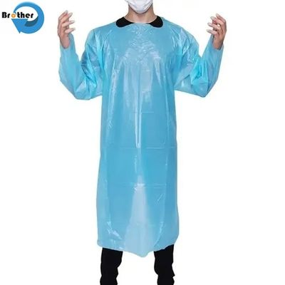 Customizable Disposable PE Plastic Aprons for Food and Household Use Options Customized Length Thickness Size Color Printing