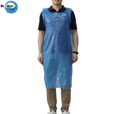Customizable Disposable PE Plastic Aprons for Food and Household Use Options Customized Length Thickness Size Color Printing