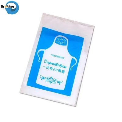 80X140cm Biodegradable Disposable Aprons Eco-Friendly and Durable Custom Printing Lightweight and Waterproof 50 PCS/Box