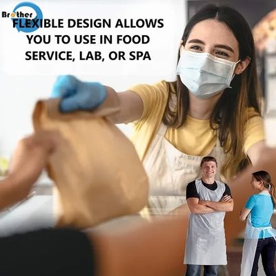 Disposable CPE/TPE/PE Person Protective Plastic Apron
