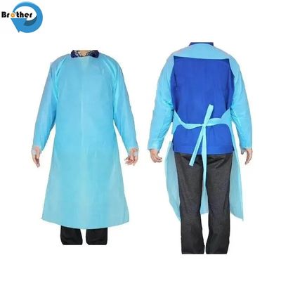 Customizable Disposable Plastic Aprons HDPE LDPE CPE Options Roll Pack or Color Box Pack