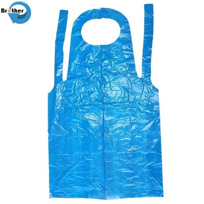Disposable PE Plastic Aprons for Household Use Waterproof and Oilproof Multiple Colors Available for Cooking and Food Handling