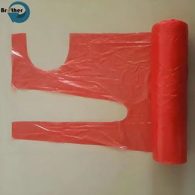 Yellow Color Disposable Sleeveless Apron Wholesale PE Aprons