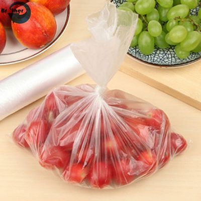 Custom Logo Storage Hand Food Pouch Plastic Produce Bag on Roll Food Storage Bag