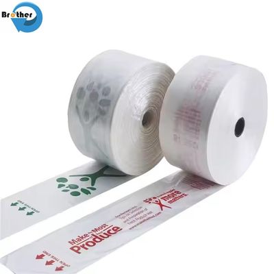 Custom Food Bag Packaging Plastic PE Hot Food Storage Bags Food Takeout and Seal Roll Embossed Surface