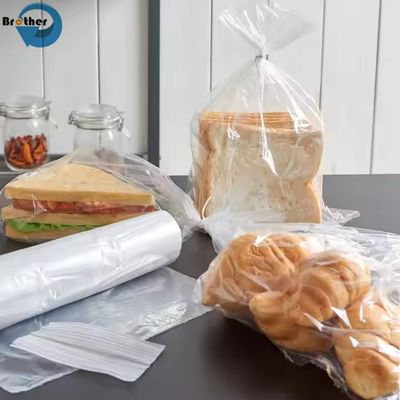 Factory Direct Customized Clear LDPE Poly Plastic Bag in Roll for Vegetable and Food