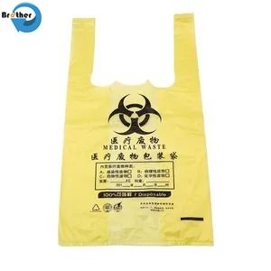 Wholesale Disposable HDPE/LDPE Baby Nappy Bag 100% Biodegradable Baby Rubbish Diaper Bags Printing Customized