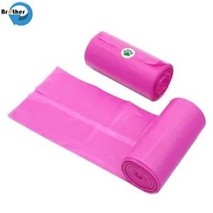 Eco Polyester Waterproof Foldable Diaper Nappy Bag Pouches Plastic Disposable PE Nappy Sack Baby Diapers Bag