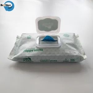 Disposable Biodegradable Plastic PE Nappy Bag Diaper Sack Diaper Garbage Trash Bag