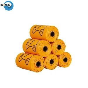 Dispenser Handle Dog Poop Bag Manufacturer Wholesale Biodegradable Compostable Scented Pet Waste Bag