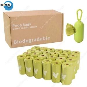Factory Supply Custom High Quality Best Selling Biodegradable Cornstarch Doggy Poop Trash Bag