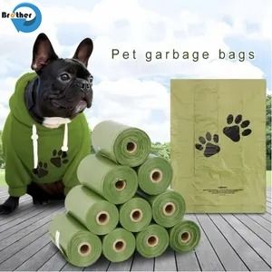 Factory Supply Custom High Quality Best Selling Biodegradable Cornstarch Doggy Poop Trash Bag