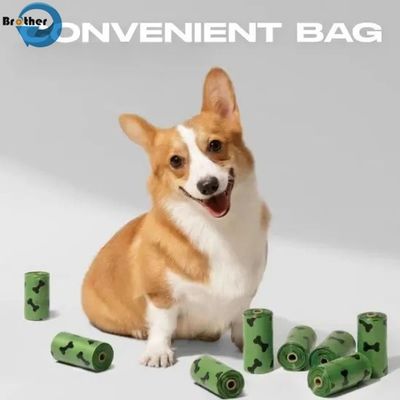 Customize Logo Disposable Pet Eco Friendly Compostable Trash Garbage Pet Dog Waste Poop Bag