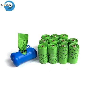 Customize Logo Disposable Pet Eco Friendly Compostable Trash Garbage Pet Dog Waste Poop Bag