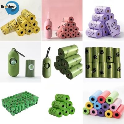 Eco-Environment Large Capacity Dog Poop Bags Easy to Tear and Convenient for Quick Disposal in Parks and Backyards