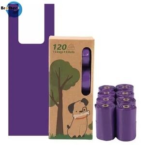 Biodegradable Dog Poop Bag Compostable Pet Accessories Supplies Dog Garbage Bags for Pet Cleaning PE Bags for Pet