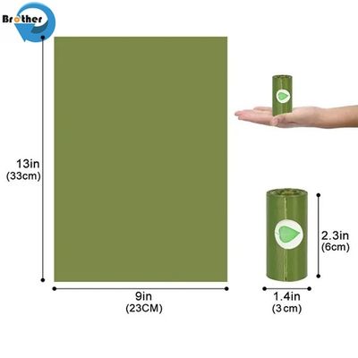 Pet Supplies Dog Poop Waste Bags Biodegradable Compostable Plastic Eco Pet Garbage Bag Disposal