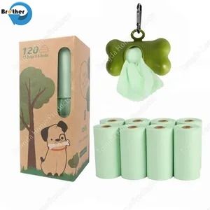 Pet Supplies Dog Poop Waste Bags Biodegradable Compostable Plastic Eco Pet Garbage Bag Disposal