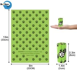 Compostable Biodegradable Dog Poop Bag Pet Supplies Dog Garbage Bags for Pet Cleaning