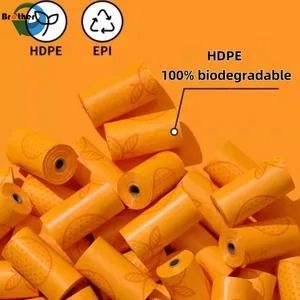 Eco-Friendly Thicker Dog Poop Waste Bags Sustainable Compostable Poo Waste Bags with Lavender Scent for Pet Dogs
