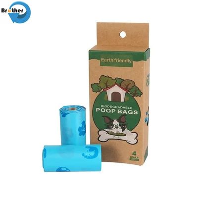 Compostable Dog Poop Bag Pet Accessories Dog Garbage Bags for Pet Cleaning PE Bags for Pet