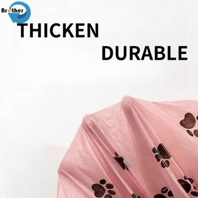 High Quality Compostable Green Portable Dog Poo Bags Pbat+Cornstarch Dog Waste Bags Biodegradable OEM