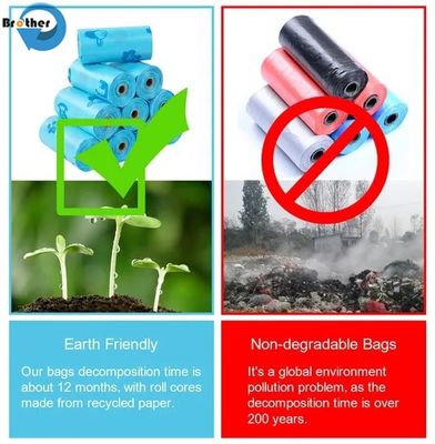Biodegradable Dog Poop Bag Pet Supplies Compostable Plastic Eco Pet Garbage Bag