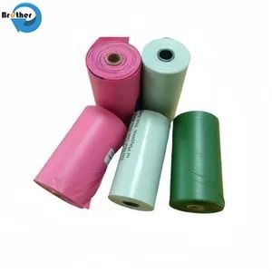 Wholesale Biodegradable Compostable Dog Poop Bag Eco Friendly Pick-up Waste Poo Bag with Plastic Doggy Dispenser
