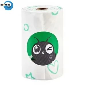 Eco Friendly Biodegradable Dog Poop Bag Pet Supplies Dog Garbage Bags for Pet Cleaning