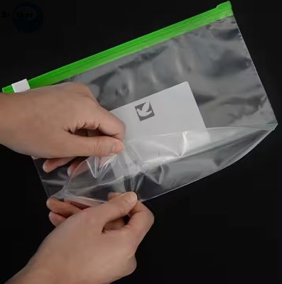 Poly Bag with Zipper, Plastic Zipper Bag Food, Burlap Bags with Zipper, Zipper Bag 38*46cm, Matte Plastic Zipper Bag