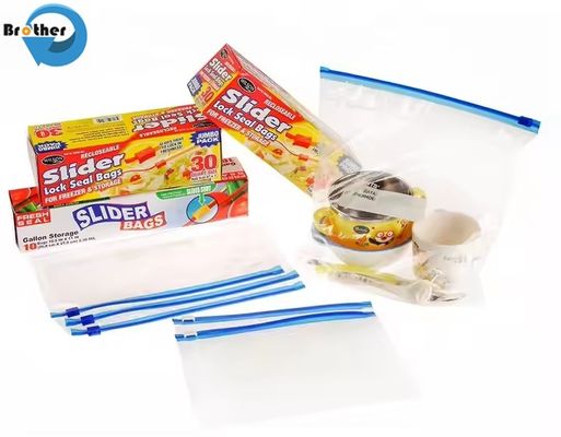 Reusable Zipper Bags, with Zipper OEM Logo Printed PVC Bag Transparent