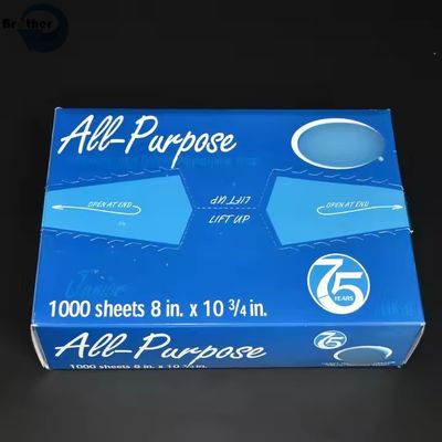 Non-Stick Plastic Deli Sheets Grease Resistant Sandwich Wrapping Wax-Coated for Meat Cheese Separation Packaging Printing