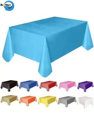 Disposable White Transparent LDPE Tablecloth PE Table Cover Waterproof and Durable for Parties and Events