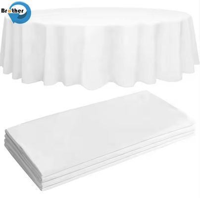 Disposable White Transparent LDPE Tablecloth PE Table Cover Waterproof and Durable for Parties and Events