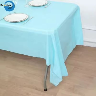 Disposable Heavy Duty Plastic Party Table Cover Water Proof Plastic Tablecloth with Many Colours