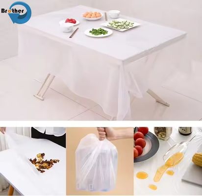 Disposable Heavy Duty Plastic Table Cover PE Plastic Dining Table Cloth