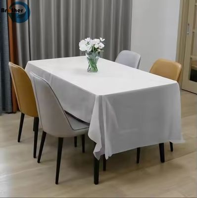 Disposable Heavy Duty Plastic Table Cover PE Plastic Dining Table Cloth