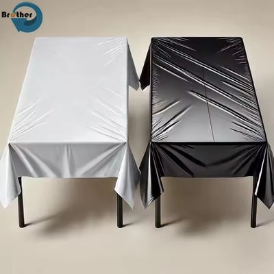 Disposable PE Table Cover for Home Using, Party, Picnic, Event, Waterproof Plastic Tablecloth