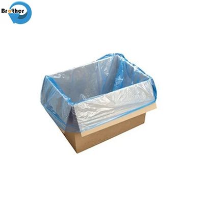 2/4 Mil Transparent Polyethylene Bin & Gaylord Liner Square Bottom Pallet Cover