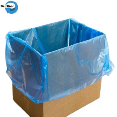 Blue Tint Plastic Polythene Liner Food-Grade Square Bottom Liner for Meat Food