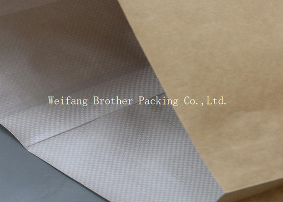 Open Mouth Paper Bag with Hot Melt Adhesive Coating for PVC, Resin, Citric Acid