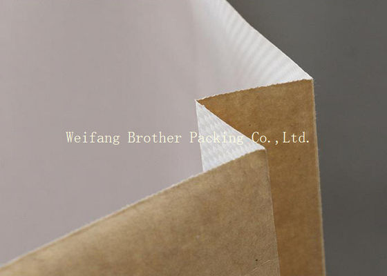 PP Woven Kraft Paper Plastic Composite Bag For Graphite Powder Packing