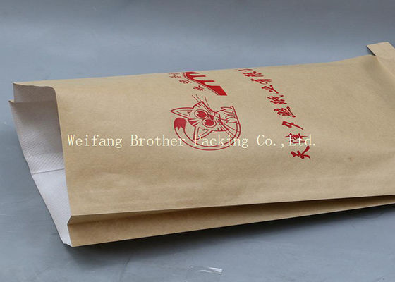 PP Woven Kraft Paper Plastic Composite Bag For Graphite Powder Packing