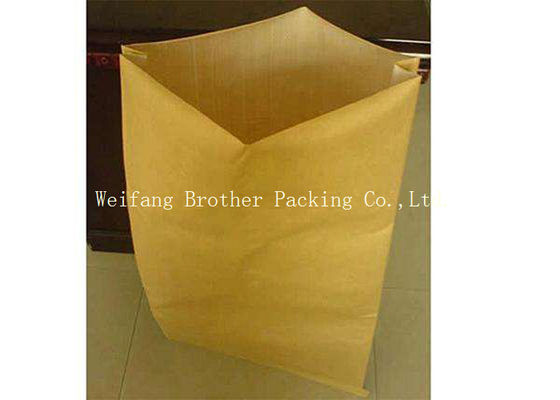 Eco Friendly Paper Plastic Composite Bag Garden Paper Lawn And Leaf Bags
