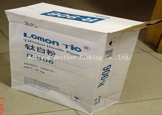 Environmental Multilayer Kraft Paper Plastic Composite Bag With Square Bottom